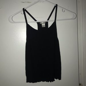 Black tank top